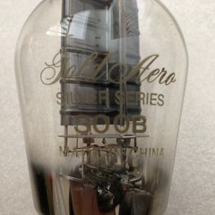 2 X Gold Aero SILVER SERIES 300B Vacuum Tubes ( TEST )
