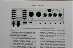 *USA* ULTIMATE MCINTOSH MC240 OWNER’S MANUAL / MAINTENANCE MANUAL
