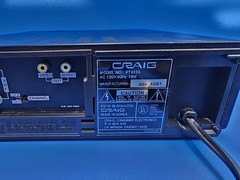Vintage Craig Video Cassette Recorder VCR Excellent Condition W/Universal remote
