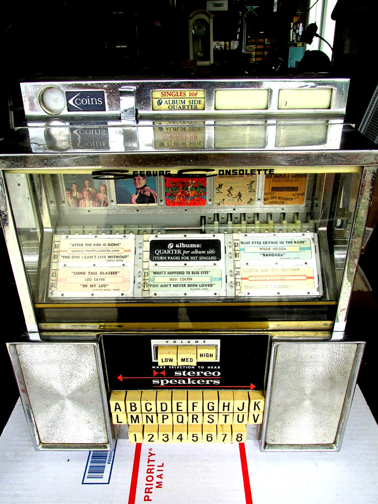 VINTAGE SEABURG CONSOLETTE REMOTE JUKE BOX CONTROL BOX