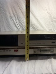 Sony Betamax Beta Tape Player SL-5000. Power On, Not Tested It