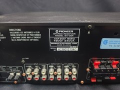 Pioneer SX-201 Stereo Receiver Graphic Equalizer AM/FM 2 Channel