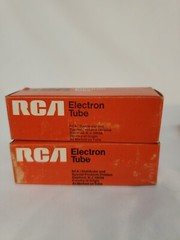 Lot of (5) Vintage RCA Electronic Tubes – Nos- 25C5 3BZ6 6AV6 6CG8A 2D21 Radio