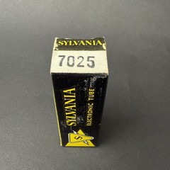 1960’s 12AX7 7025 Sylvania Tube Gray Short Plate O Getter TV7 Test NOS SY-5