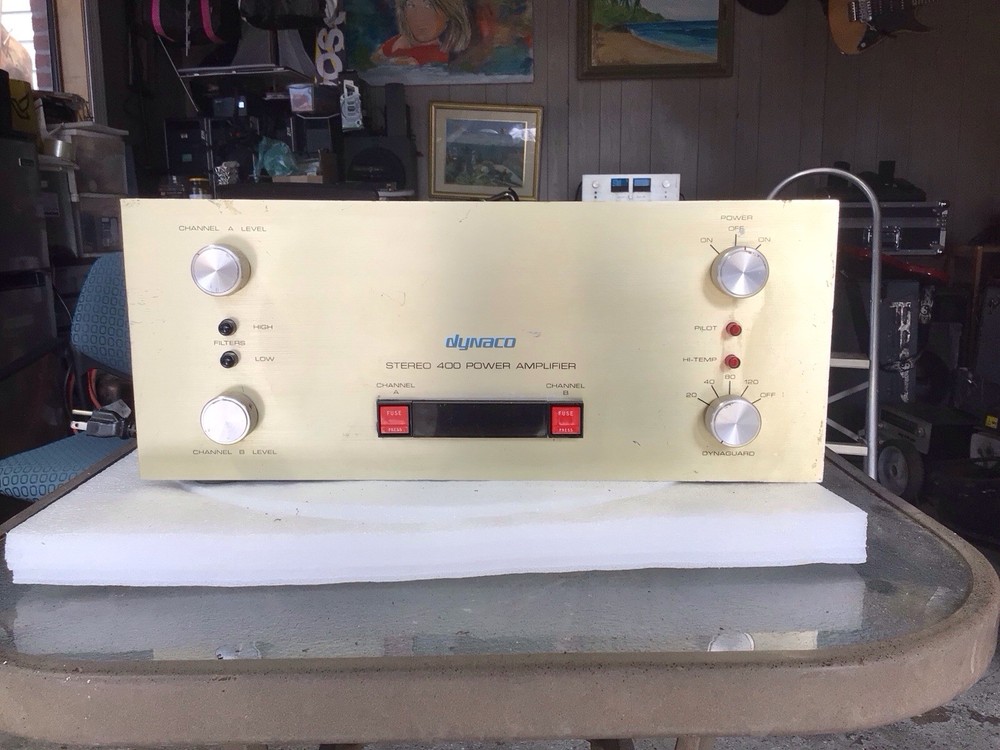 Vintage DYNACO Stereo 400 POWER AMPLIFIER – 2 Channel – USA Made