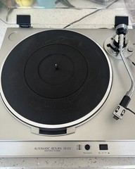Sansui FR-D3 Turntable Vintage with Hood – Tested- Works Excellent (EZS004498)