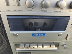 Vintage Hitachi TRK-9900 Boombox