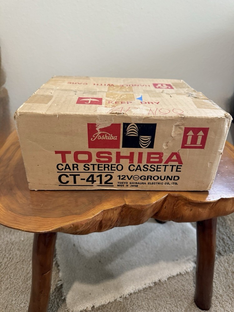 TOSHIBA – Car Stereo Cassette CT – 412 12V – Ground High Quality Made in Japan