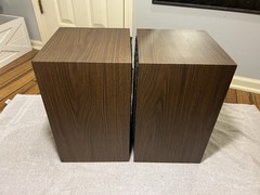 Pair Vintage 1970’s BIC Venturi Formula 1 Bookshelf Speakers In Original Boxes