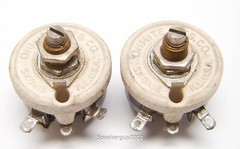 2 Ohmite Ceramic Potentiometers / Spec46916A-2 / 120 Ohm — KTB3