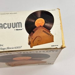 1976 Ronco Record Vacuum Complete In Box WORKS PROOF As Seen On TV Ron Popeil