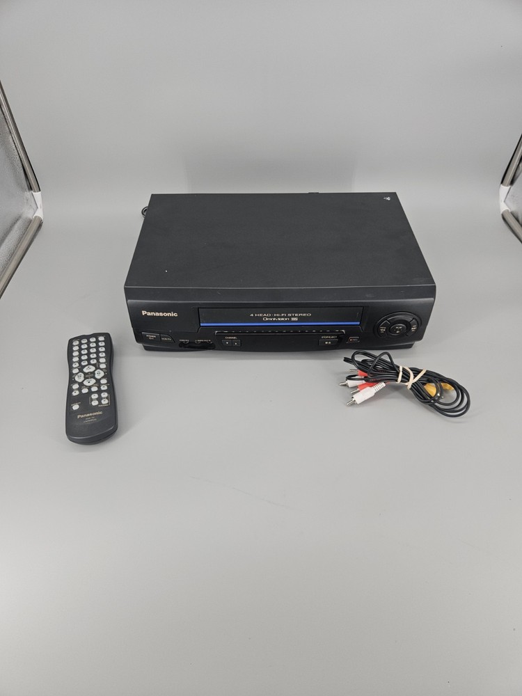 Panasonic PV-V4521 VCR Video Vhs Cassette Recorder With Remote Tested & Works