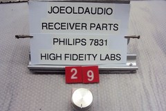 Philips 7831 Receiver Speaker ON/OFF Or Selector Knob Tested Read All Below