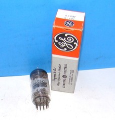 6JW8 6LX8 ECF802 GE NOS vintage radio audio electron amplifier vacuum tube valve