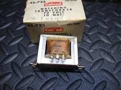 New Calrad Matching Transformer 10 Watt 70 Volt