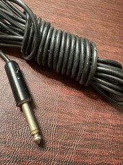 Vintage 1/4” Phone Plug to 4-Pin Female Connector Audio Cable