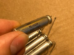 5 Vintage 1970s Sprague 100 uf 50v Axial 30D Tube Amp Capacitors TEST GOOD 1 NOS