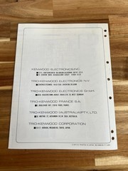 Original Kenwood Amplifier KA-5700 Service Manual/Schematic