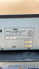 RCA CA-120-101 Audio Power Amplifier & Sony CDP-30 Compact Disc Unit