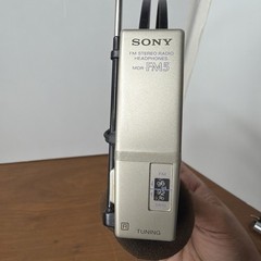Vintage SONY MDR-FM5 Single Band Headband Radio JAPAN FM Stereo Radio