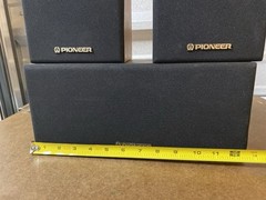 Vintage Pair Pioneer CS-X380-Q & CS-C180-Q Surround Speakers