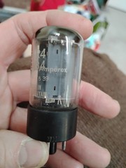 1965 Amperex Bugle Boy Short Bottle GZ34 5AR4 Tube TV7 Tested @ NOS