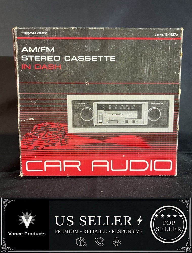 VINTAGE RADIO SHACK REALISTIC CAR STEREO CASSETTE WITH AUTO-REVERSE 12-1927