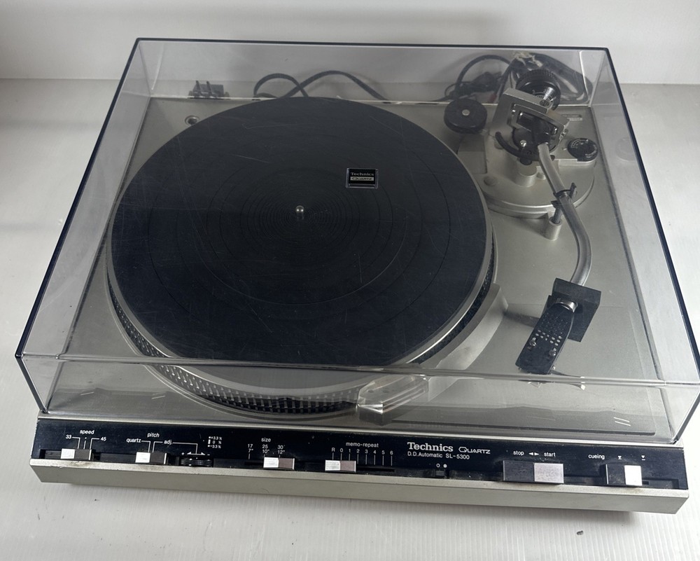Technics SL-5300 Turntable Quartz Direct Drive Tested Working Read Description