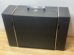 Rare MCM Ward Airline Solid State Stereo Record Player-Speakers Travel Portable