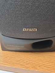 Aiwa USA SX-N3500/3550 40W 3 Way Bass Reflex Speaker System Bookshelf Pair Black
