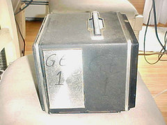 RETRO VINTAGE TV CBS TV MONITOR 8 INCH GE B+W EARLY 60s TRANSISTORIZED