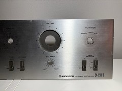 Pioneer SA-6500 II Stereo Integrated Amplifier Faceplate Front Panel