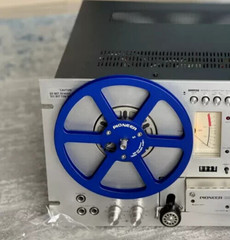 7 Inch Metal Reels Aluminum Pair For Pioneer Reel To Reel Deck RT-707 Blue