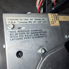 Audiovox Am Fm 8 track C977