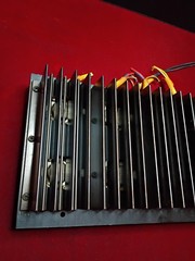 SANSUI 9090DB Receiver OEM Toshiba Output Transistors W/ OEM Heatsinks