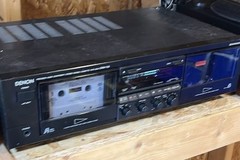 🔥🔥 1990’s DENON DRW-750 Stereo Dual Well Cassette Deck Player Recorder Japan