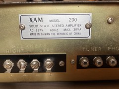vintage stereo receiver – XAM 200