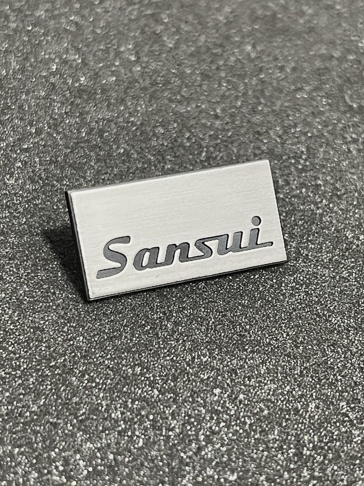 Vintage SANSUI Speaker Grill Grille Badge Emblem Logo | Genuine