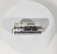 Akai X-300 Reel to Reel CAPACITOR Nippon 500 MFD, 50 WV Electrolytic