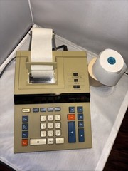 Vintage Casio DL-220 Printing Calculator 12-Digit Electronic With Paper Tested