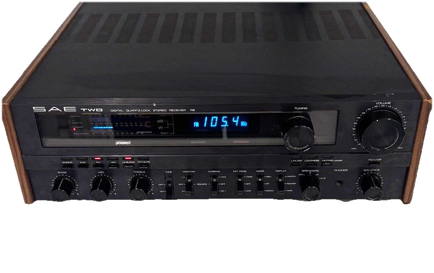 SAE Two R6 Vintage Digital Quartz Lock Stereo Receiver – Made in Japan – Video