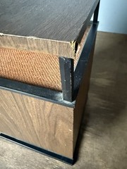 Vintage 60S 70S Single Speaker Circle Of Sound Square Cube