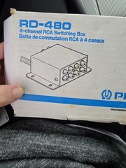 Pioneer RD-480 4-Channel RCA Switching Box | Made in Japan