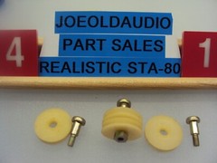 Realistic STA-80 Receiver Small Dial String Pulleys. Tested Parting Out STA80