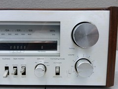 Vintage TECHNICS SA-303 AM/FM Stereo Receiver TESTED Japan Silver Face
