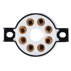 1pcs Amptata 8pin Tube Socket Octal Gold EL34 6SN7 KT88 5U4G 274B 6L6 5AR4 6V6