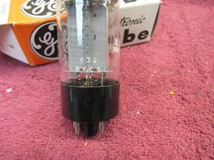 (1) GE GENERAL ELECTRIC LABEL MULLARD 5AR4 GZ34 Vacuum Tube GREAT BRITAIN