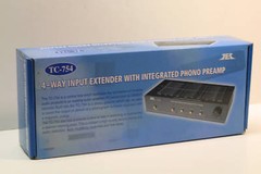 TCC TC-754 Phono Preamp w/ 3 AUX Inputs; BLACK VERSION