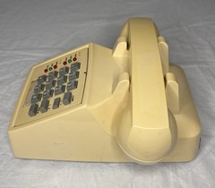 Vintage iKko Push Button Desk Phone Beige Retro Business Telephone Taiwan