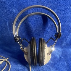 Lafayette Gray Black Stereo Over-Ear Headphones 99-0204 8R 1/4 Inch Plug